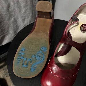 Fluevog Burgundy Red Operetta Malibran Shoes
